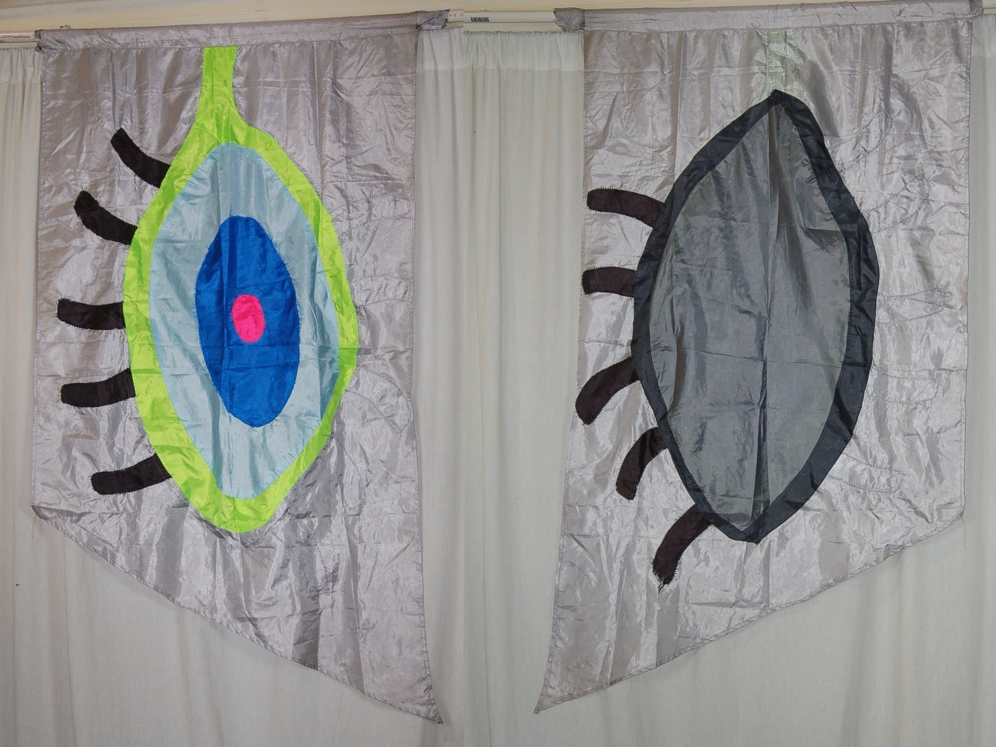 10 "winking Eye" Double Sided Flags - guardcloset