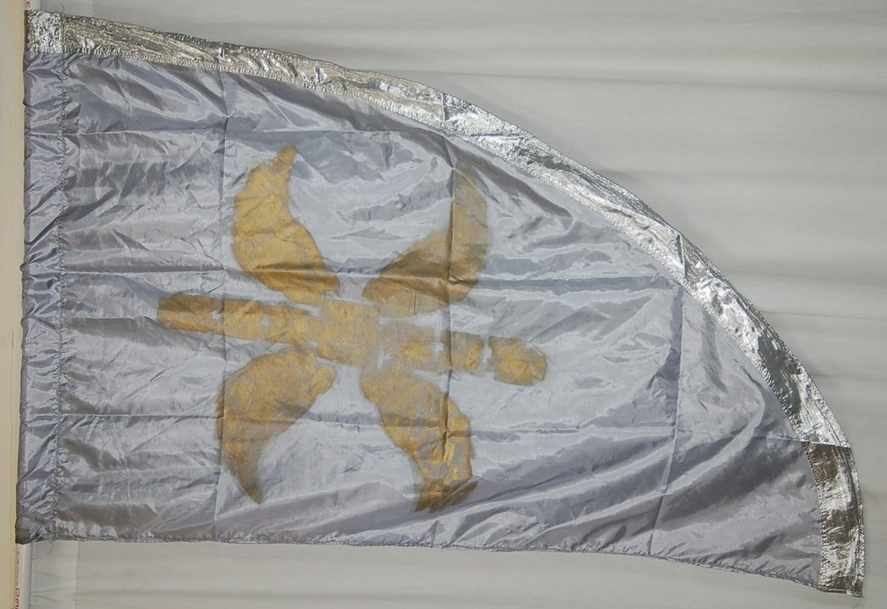 39 Silver Flags With Star Emblem