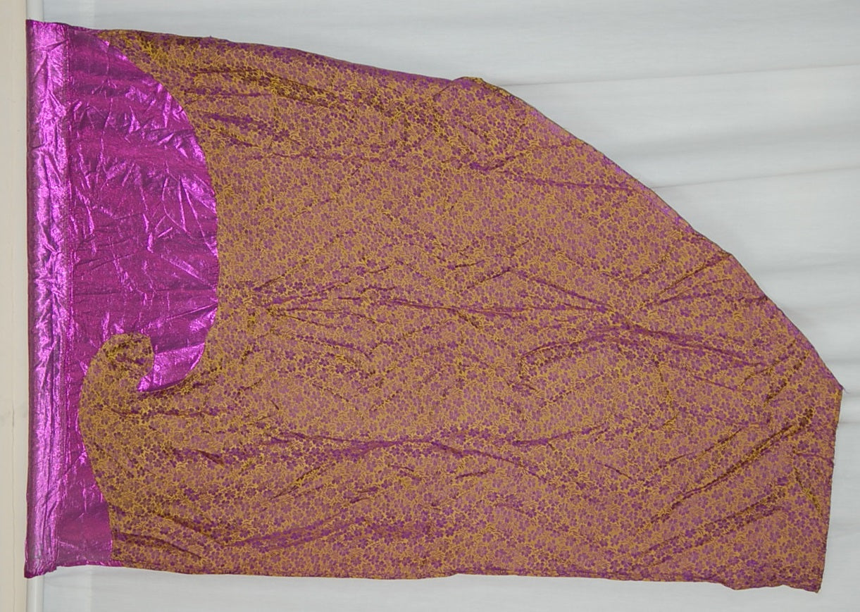 10 Purple brown Flags