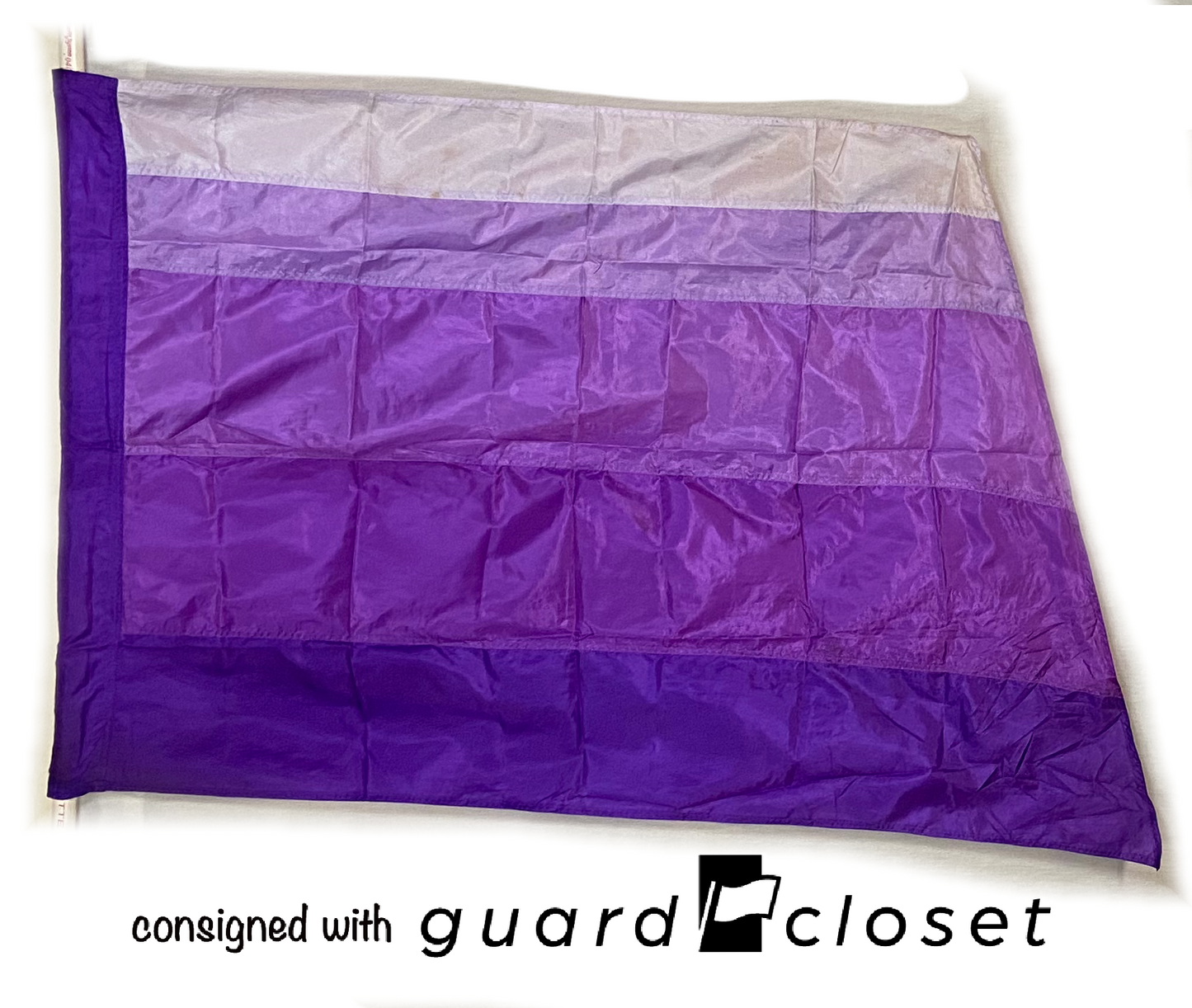 13 purple shades horizontal stripe flags by Style Plus