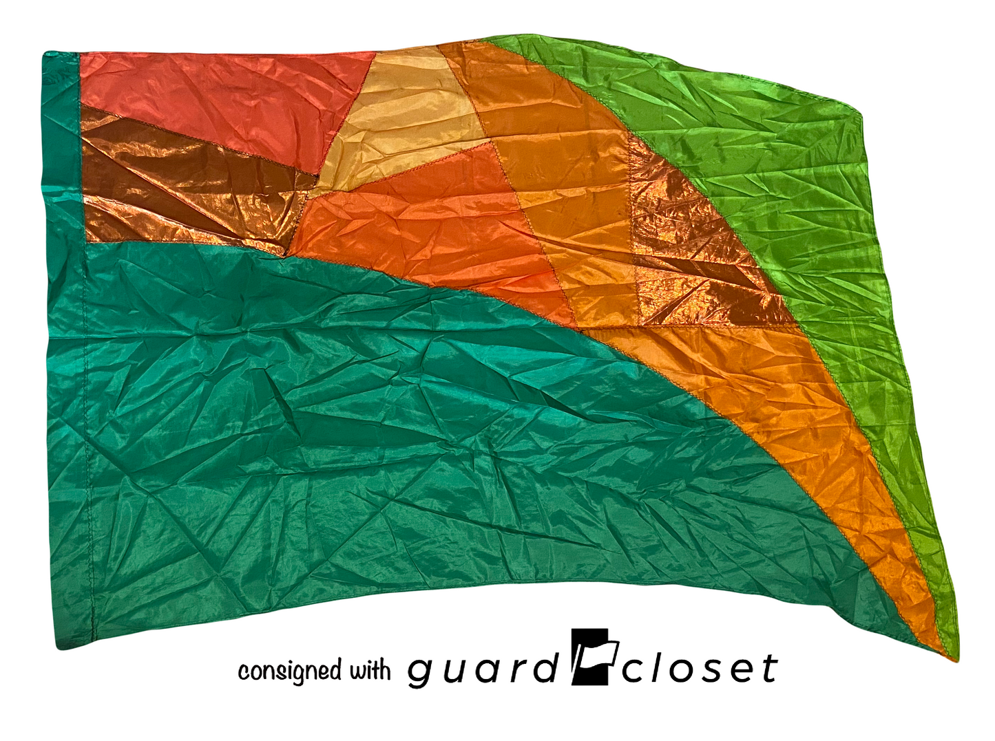 16 green orange flags