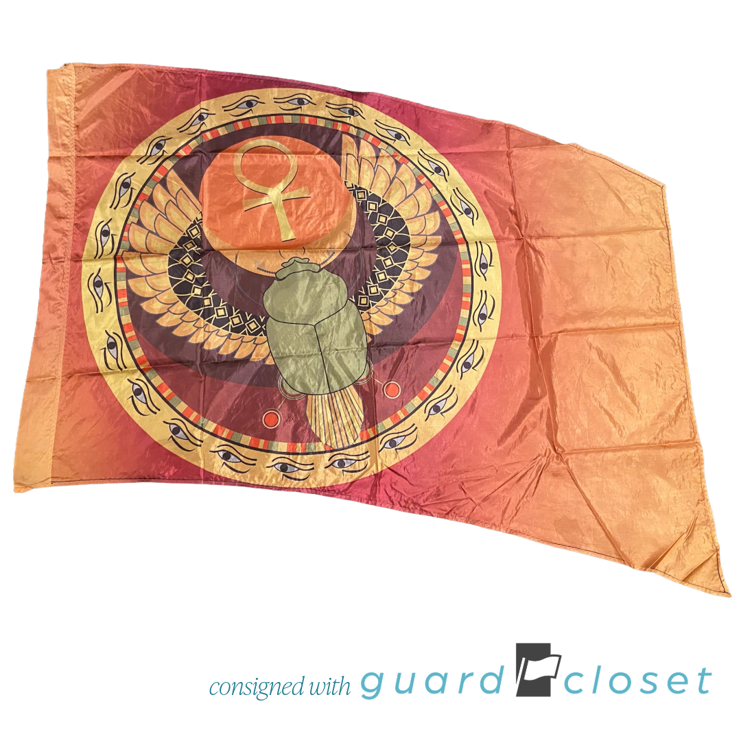 10 Shaded Orange Ancient Egypt Flags