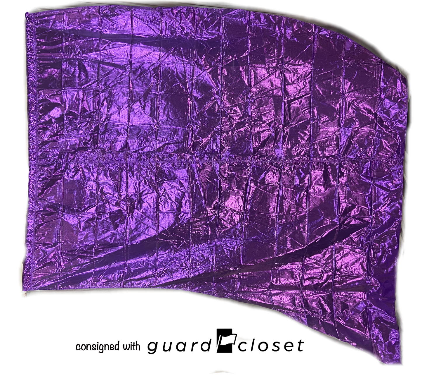 8 solid purple oversized flags