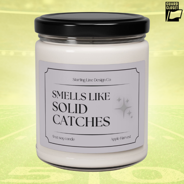 Starting Line Design Co - 'Smells Like Solid Catches' - Funny Colorguard Winterguard Candle