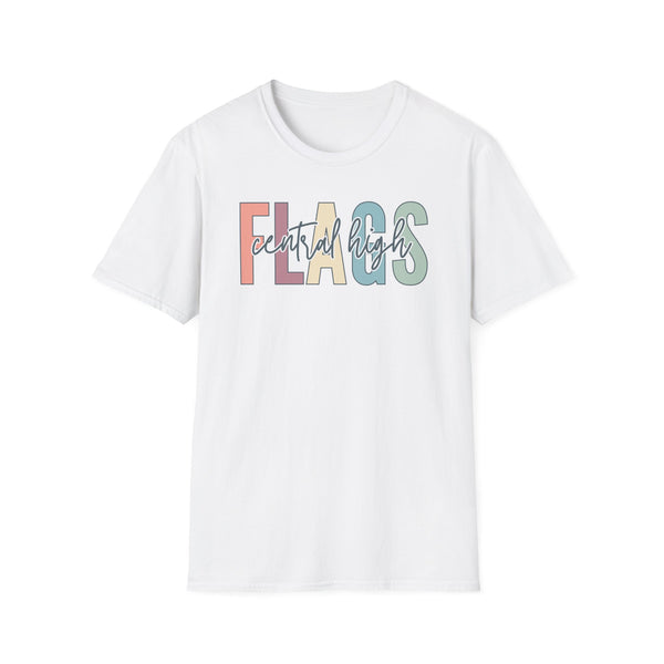 Starting Line Design Co - Custom Colorful Varsity Flags Tee