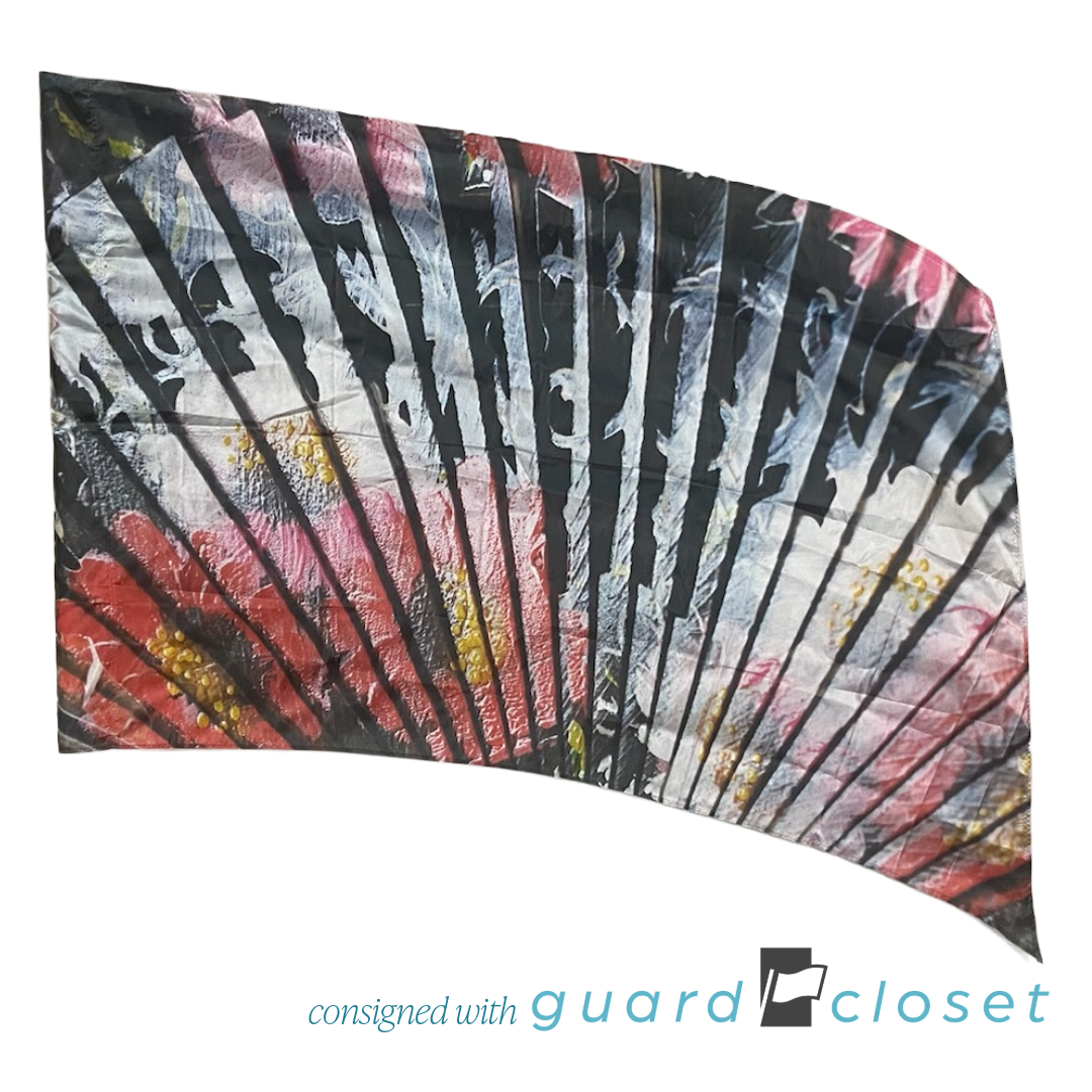 Multi Color Folded Hand Fan Flags | guardcloset | Set of 10