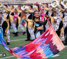 Load image into Gallery viewer, 19 Various Multicolor Sunset Warm Color Spectrum Banner Flags by Field & Floor FX