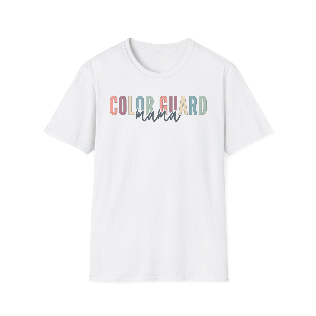 Starting Line Design Co - Custom Colorguard Colorful Varsity Tee for Mama, Grandma, Sister, Auntie, etc.