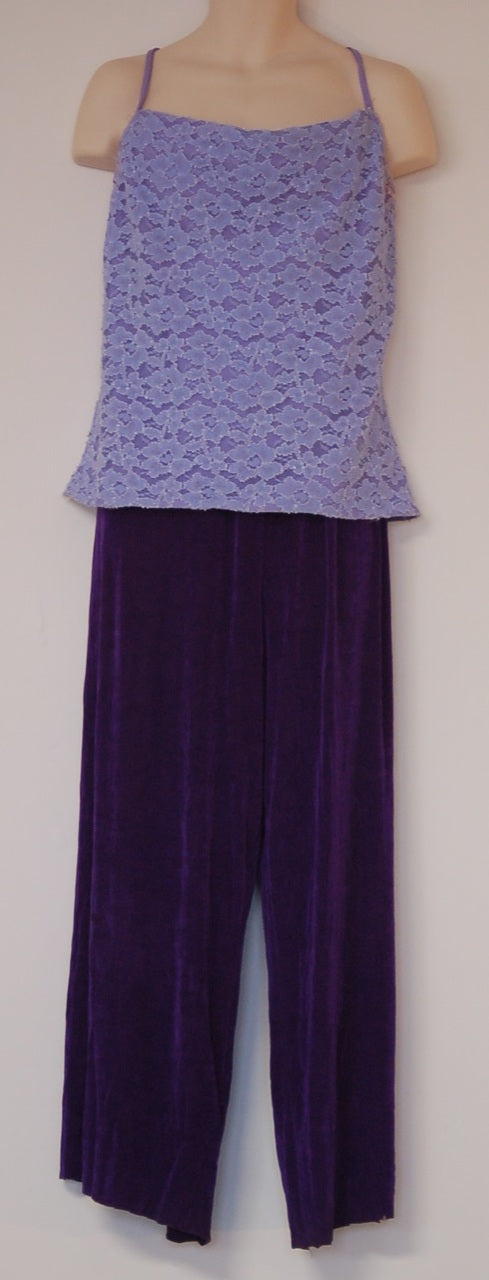 15 Complete Purple Uniforms (halter Tops & Pants) by FJM