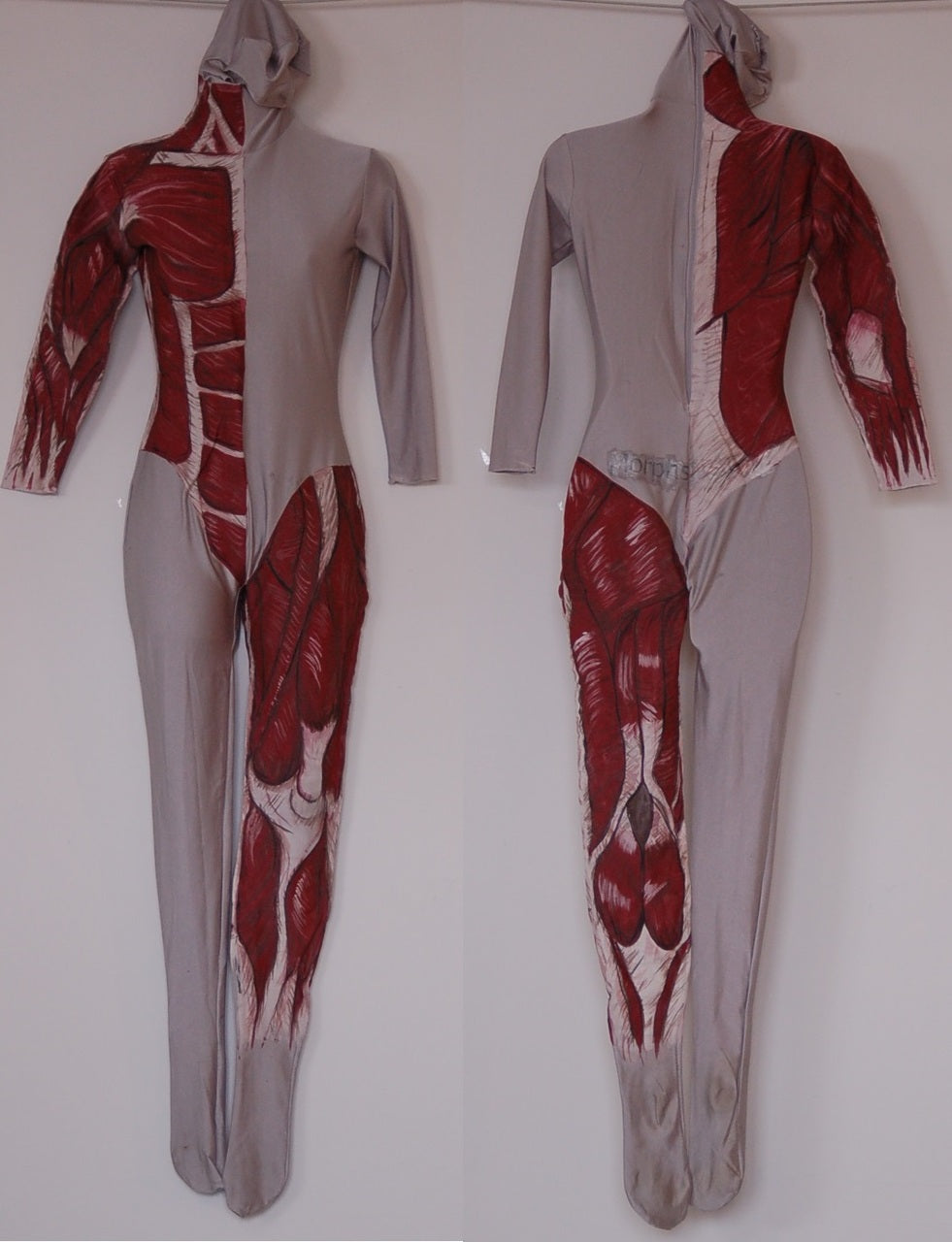 7 Human Body Morphsuits (6 As Shown, 1 Is Not Painted)