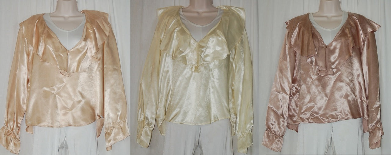 14 Total Pink Beige Blouses by Time Out