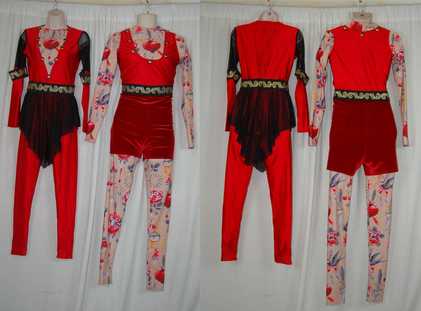 6 total circus JHD Performance Wear uniforms