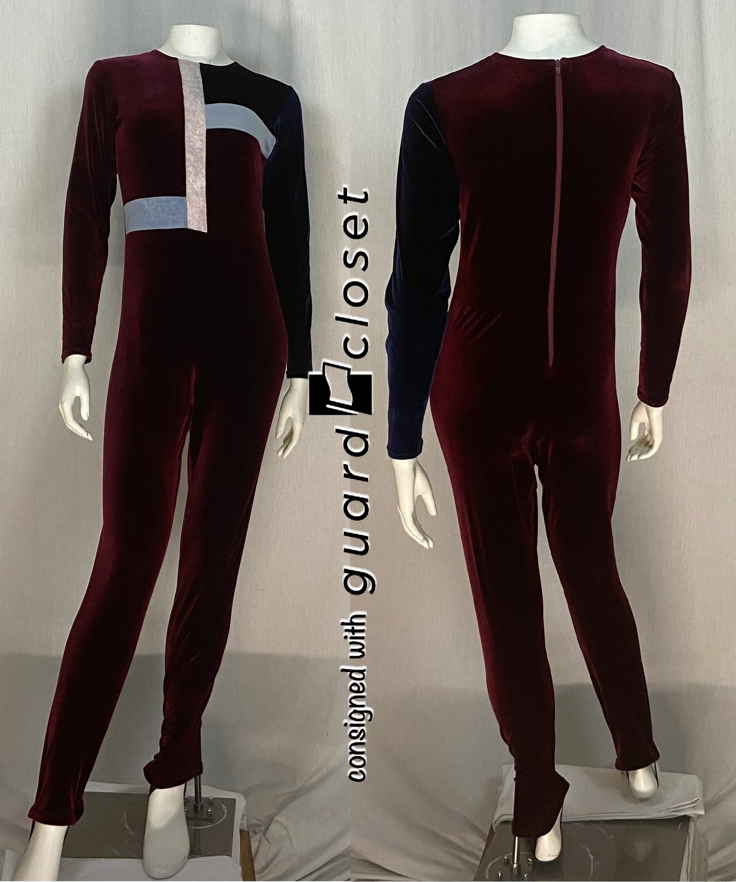 21 maroon navy blue light blue FJM unitards- two styles