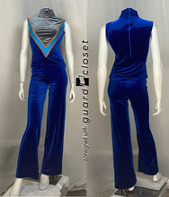 Load image into Gallery viewer, 20 total blue gray aqua orange uniforms- pants, sleeveless tops, hooded tops Baltogs