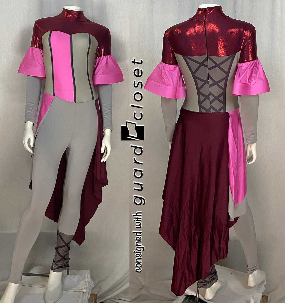 19 total red maroon pink gray G2 Performance uniforms