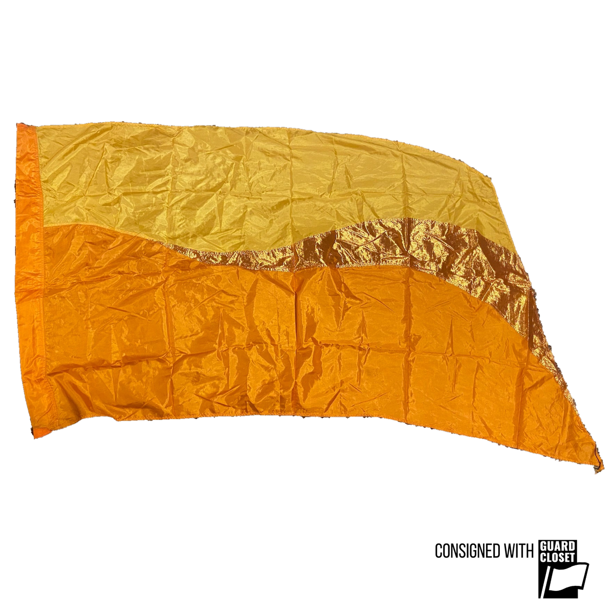 Orange Bronze Gold Flags | McCormicks | Set of 15