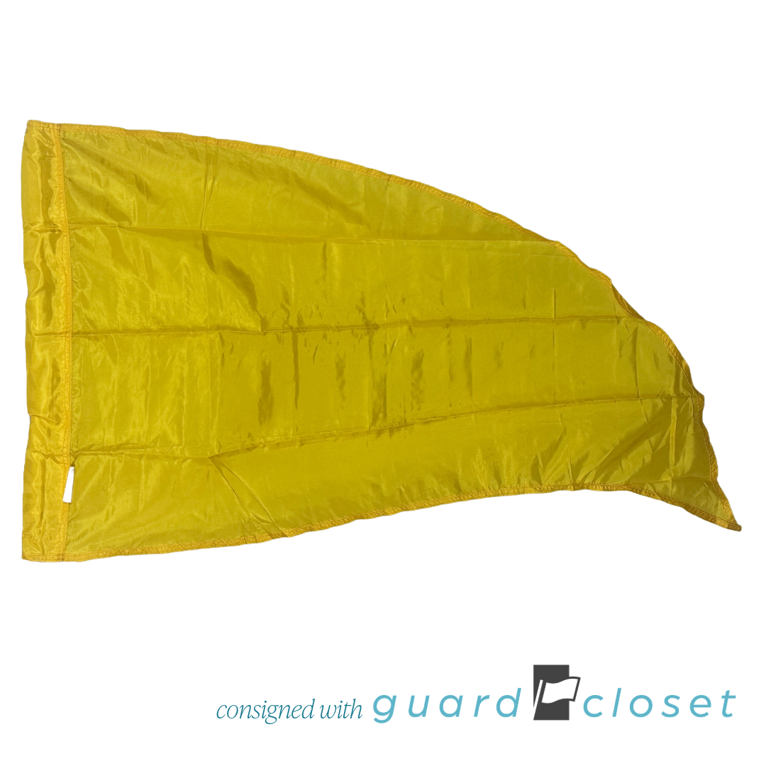 10 Solid Yellow Teardrop Flags by McCormicks