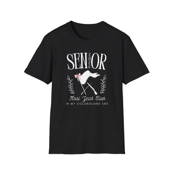 Starting Line Design Co - Custom Graduation Year Colorguard Senior Social Club Tee