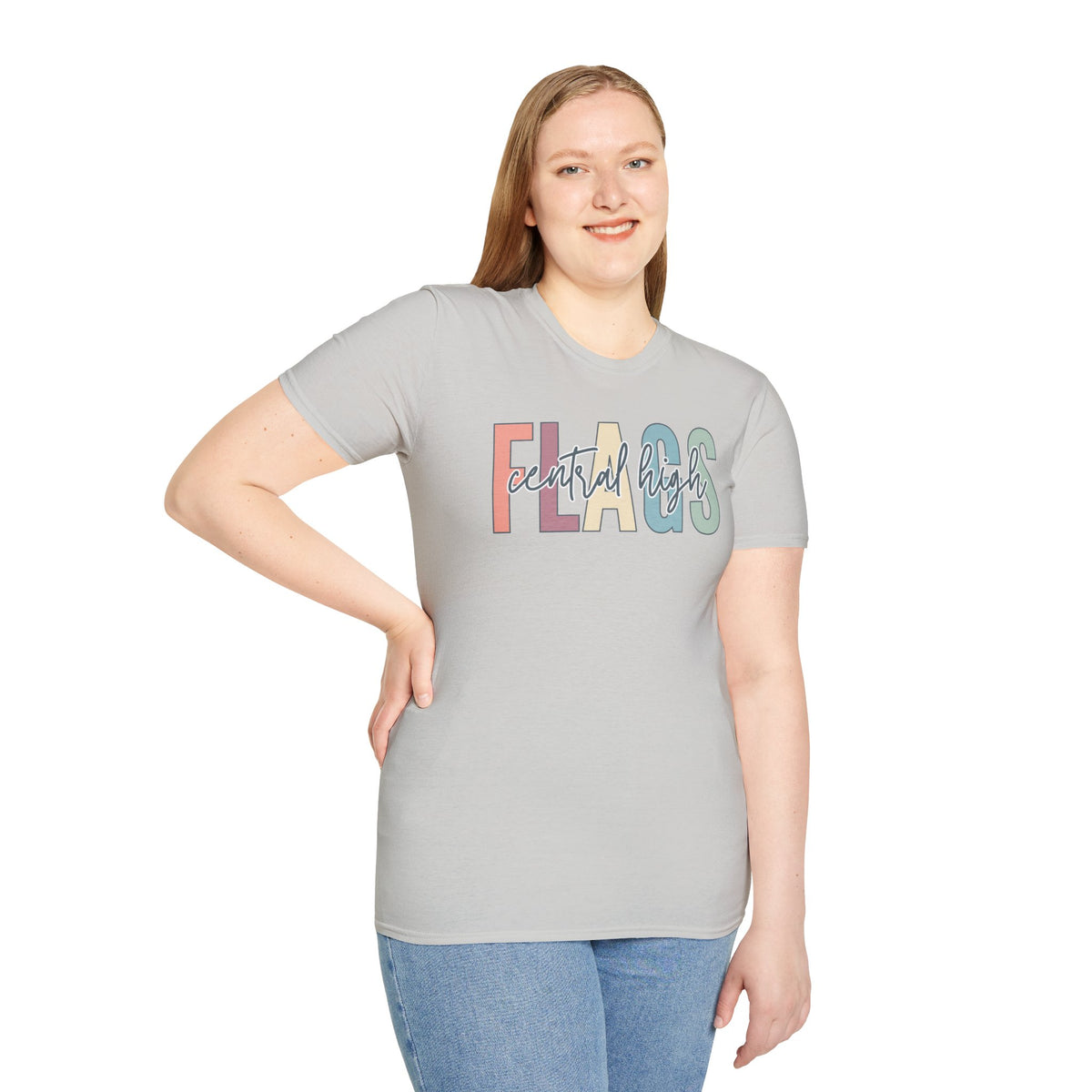 Starting Line Design Co - Custom Colorful Varsity Flags Tee