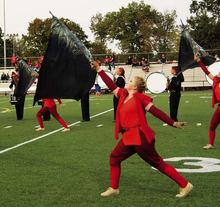 Load image into Gallery viewer, 12 Red Sleeveless Unitards and Shrug Jackets CCD1120-A by Creative Costuming & Designs