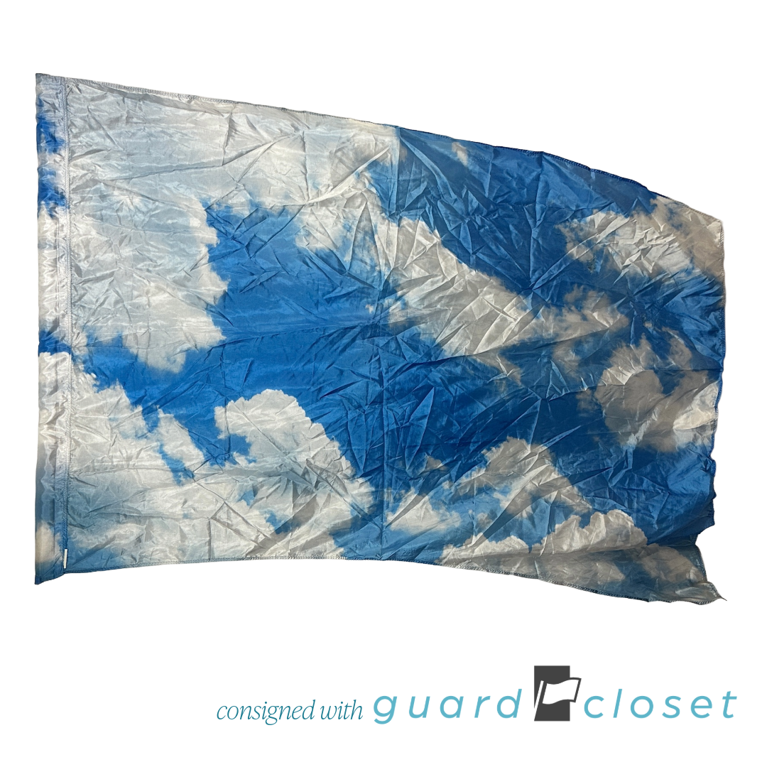 16 Blue and White Cloudy Sky Flags 3D18105 by McCormicks