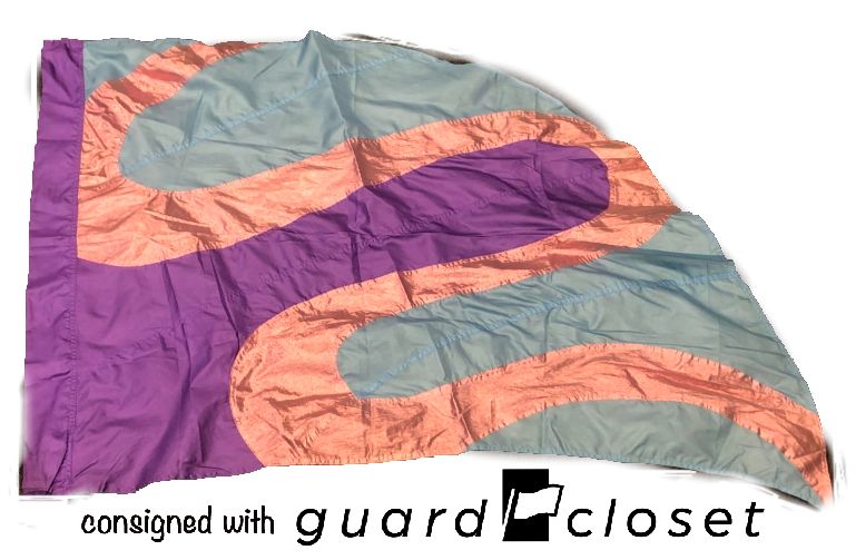 9 Purple Pink Blue Flags by Style Plus
