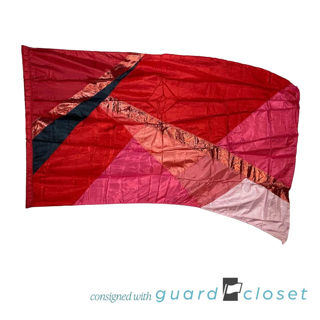 17 Red Pink Black Flags by McCormicks