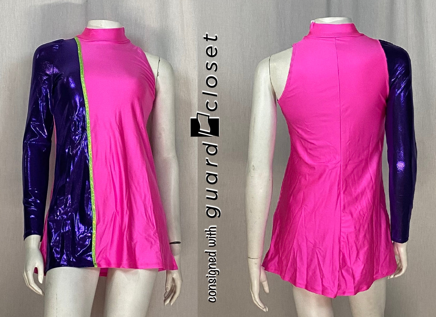 16 purple pink Creative Costuming & Designs mini dresses w/built in shorts