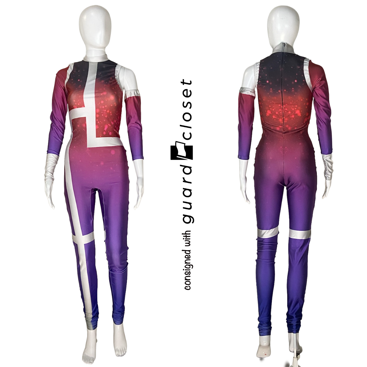 Shades of Purple and Pink One Sleeve Unitards | McCormicks | Set of 6
