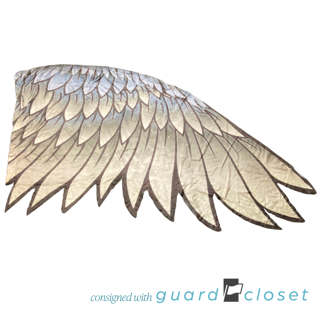 20 shades of brown angel bird wing flags by R&S Marching Arts