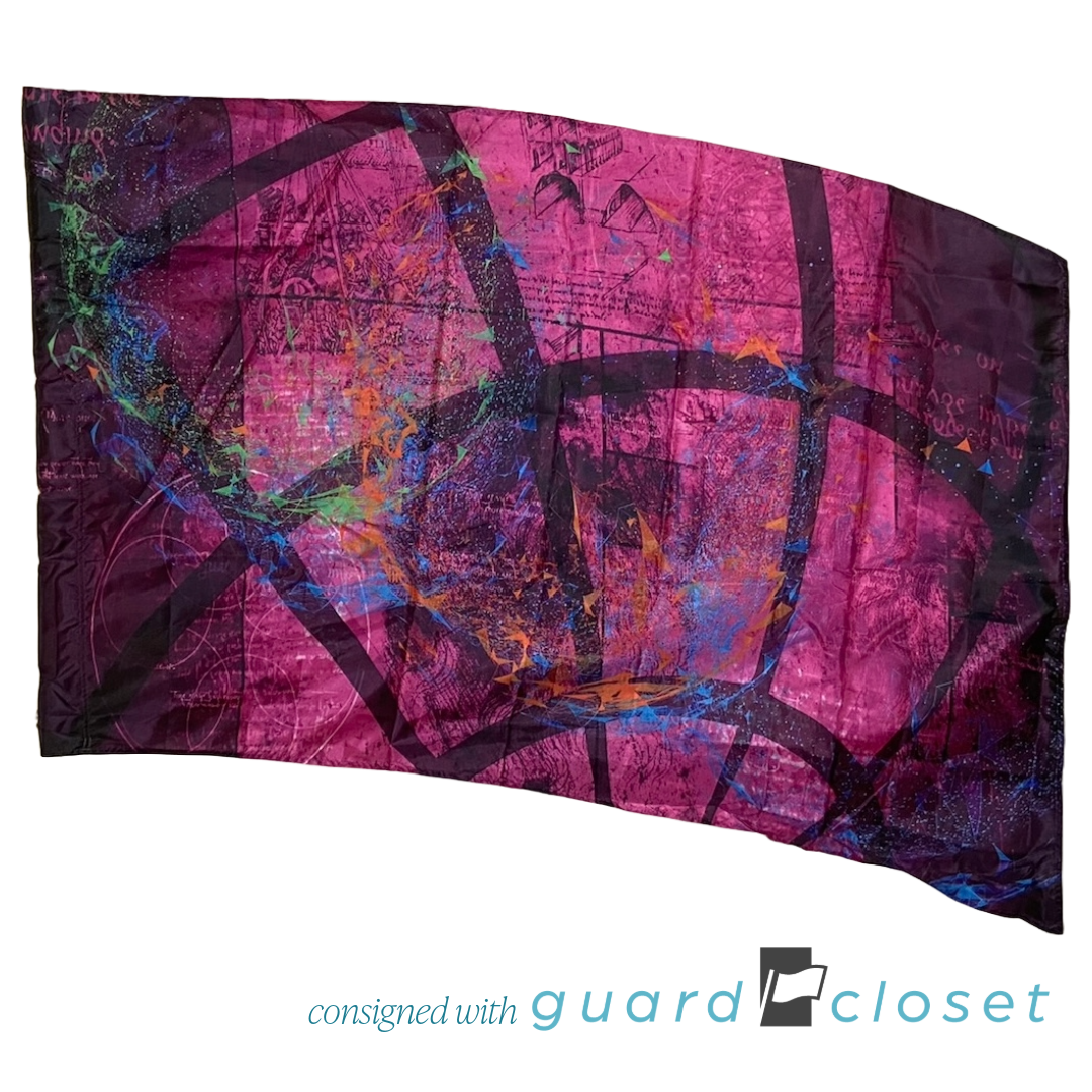 18 pink steam punk flags