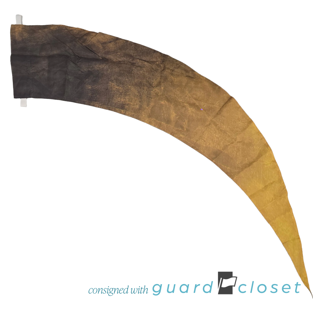 30 yellow gradient streamer flags