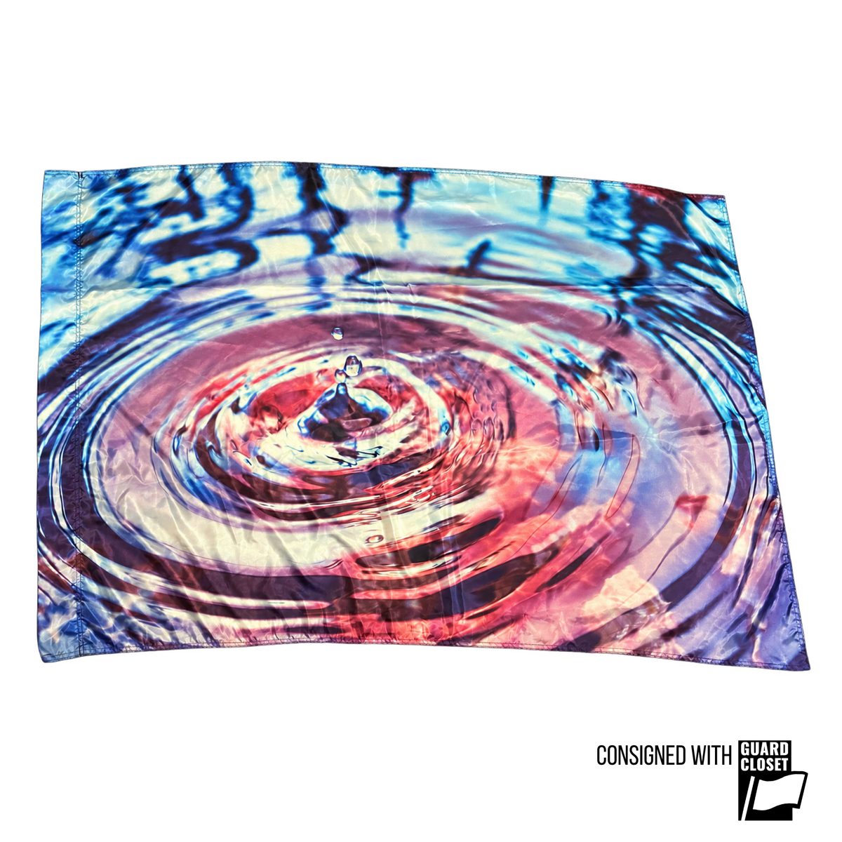 Shades of Blue and Purple Water Droplet Flags | Field & Floor FX | Set of 20