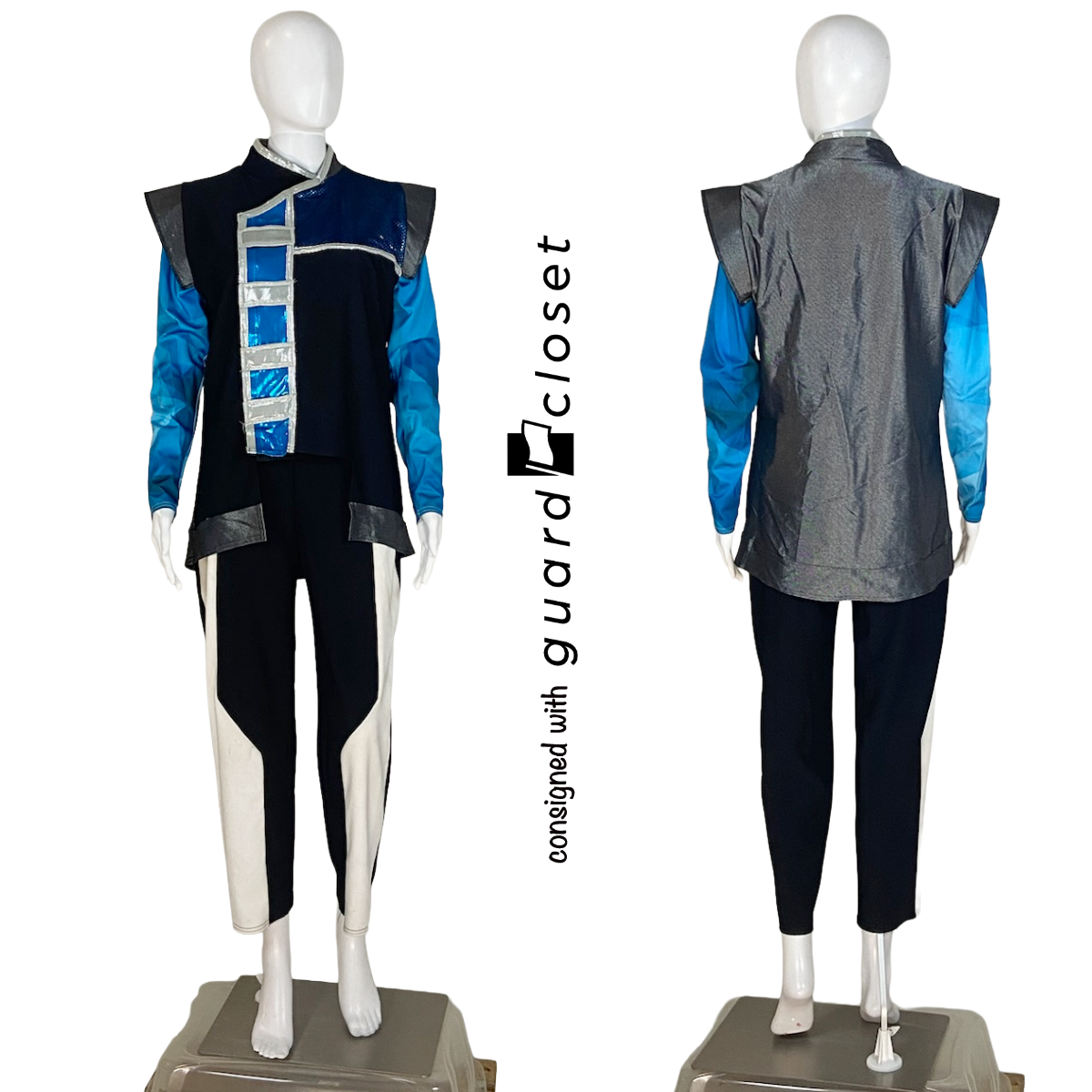 17 Orange Blue White Black Tops Pants and Vests by A Wish Come True