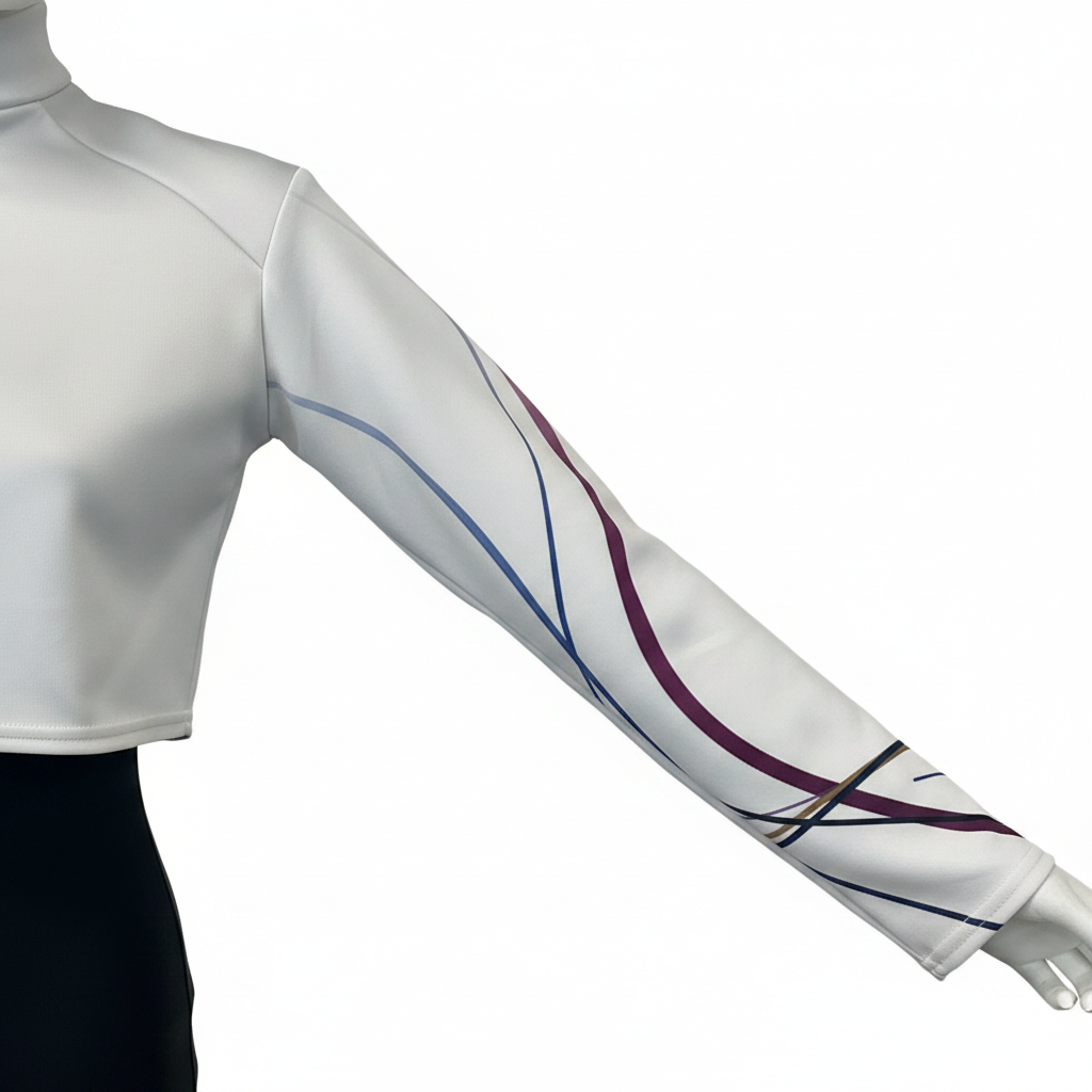 97 White Band tops with Circles by Digital Performance Gear