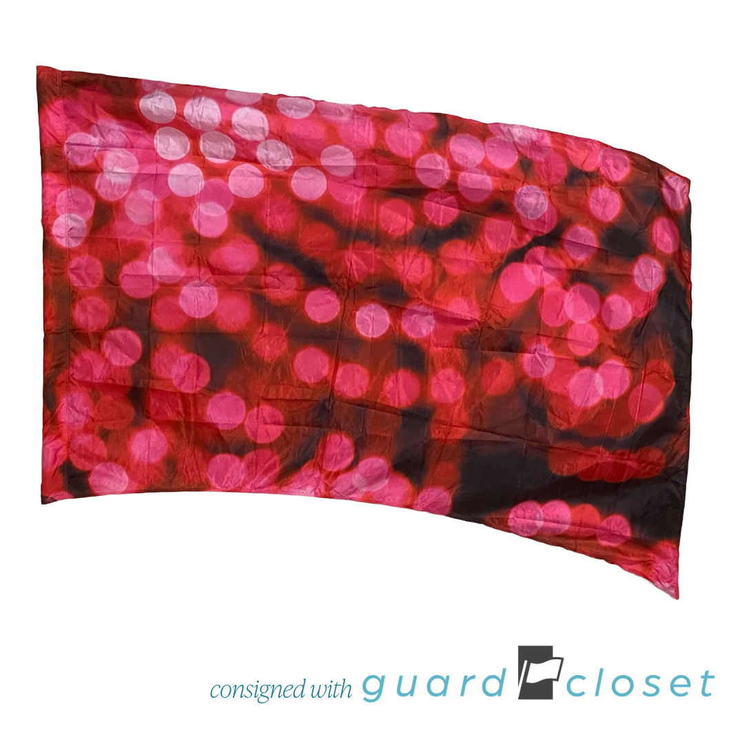 3 Dark Pink Muted Lights Flags by McCormicks