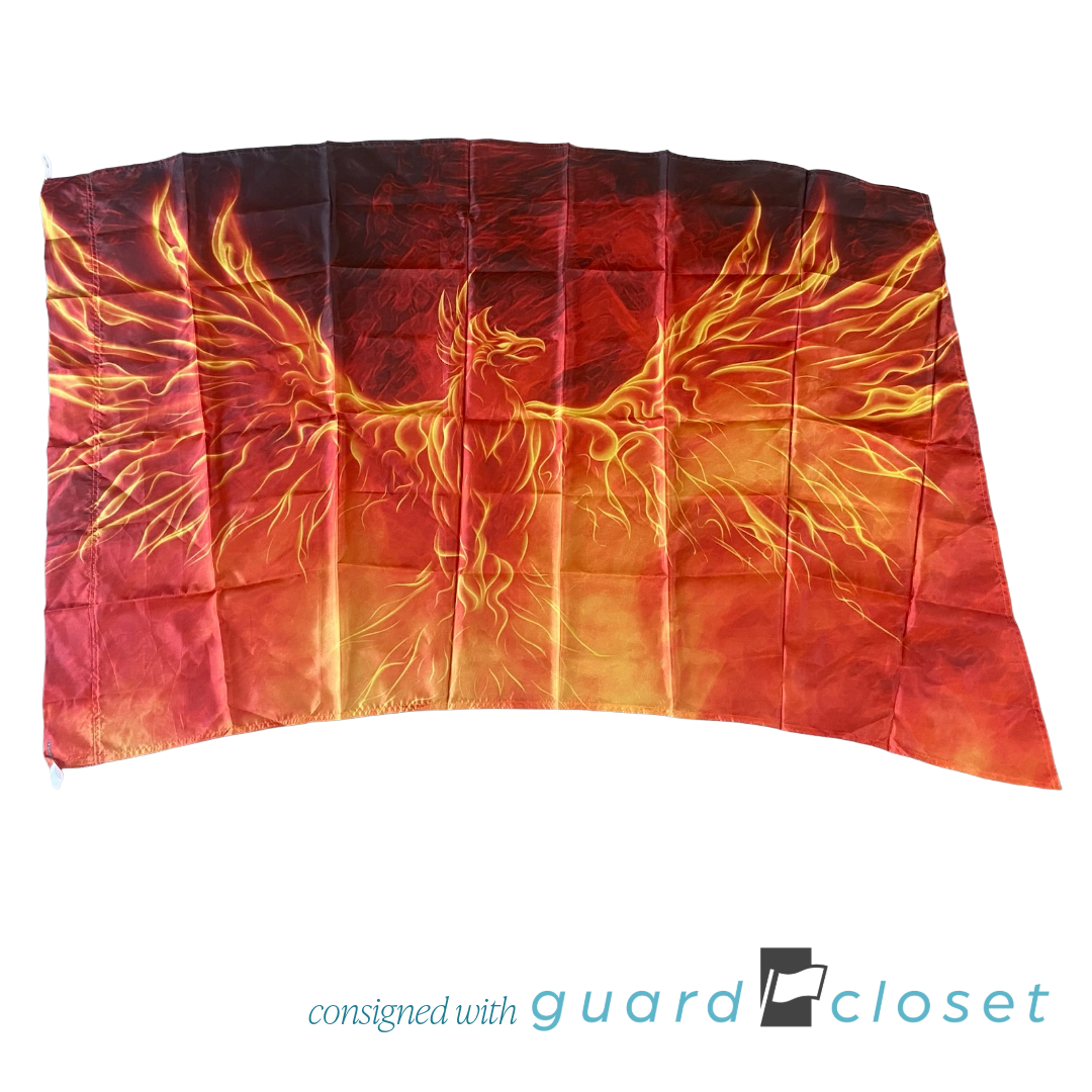 12 Red Orange Firebird Phoenix Flags 3D01009 by McCormicks