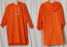 Load image into Gallery viewer, 85 oversized orange hooded Algy tunics