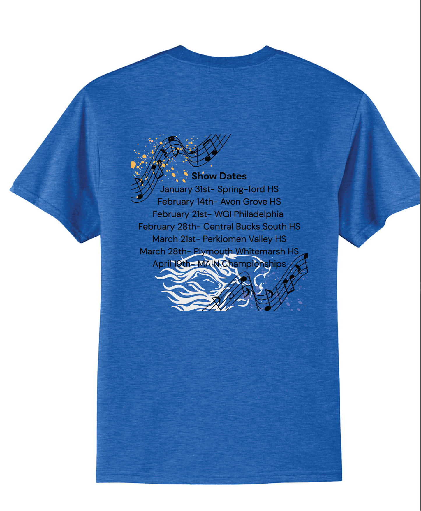 2026 LIMITED EDITION "Line by Line" Widener Indoor Colorguard Show Shirt