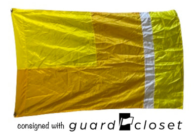 7 Orange Yellow White Flags