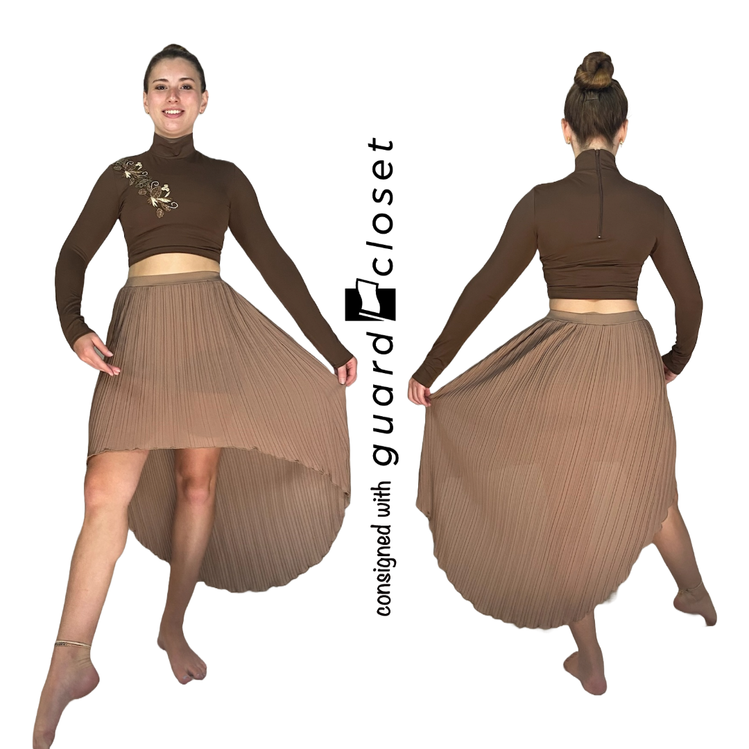 17 Brown Gold Tops & Skirts by Balera