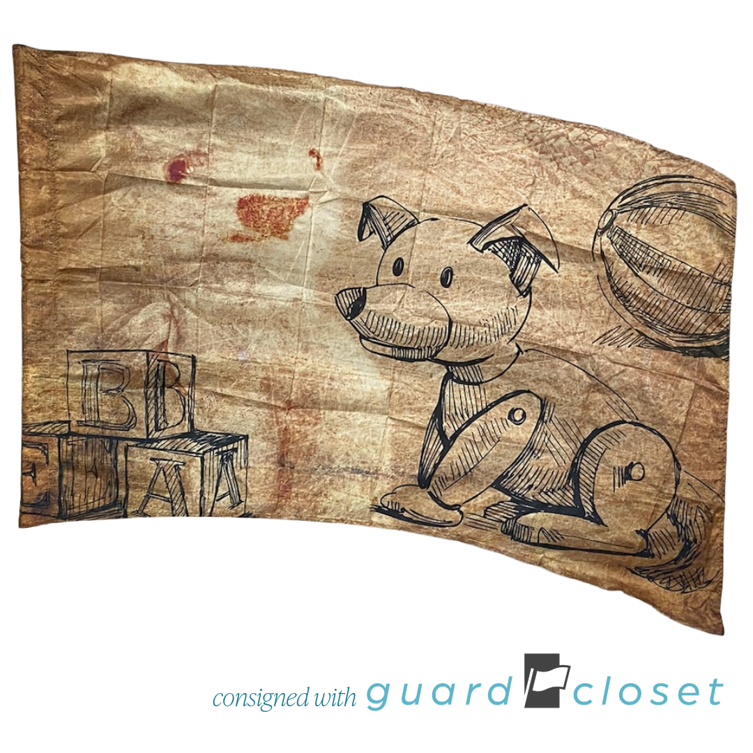 Tan Beige Antique Toy Flags 3D17221 | McCormicks | Set of 17