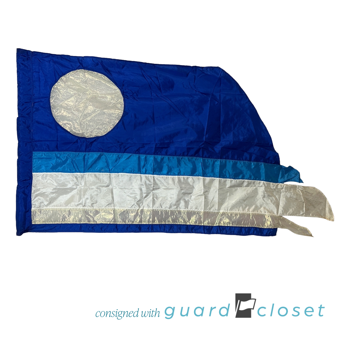 26 Shades of Blue and Silver Flags
