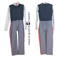 Load image into Gallery viewer, 15 Gray Red Student School Uniform Theme Dresses & Unitards by Digital Performance Gear