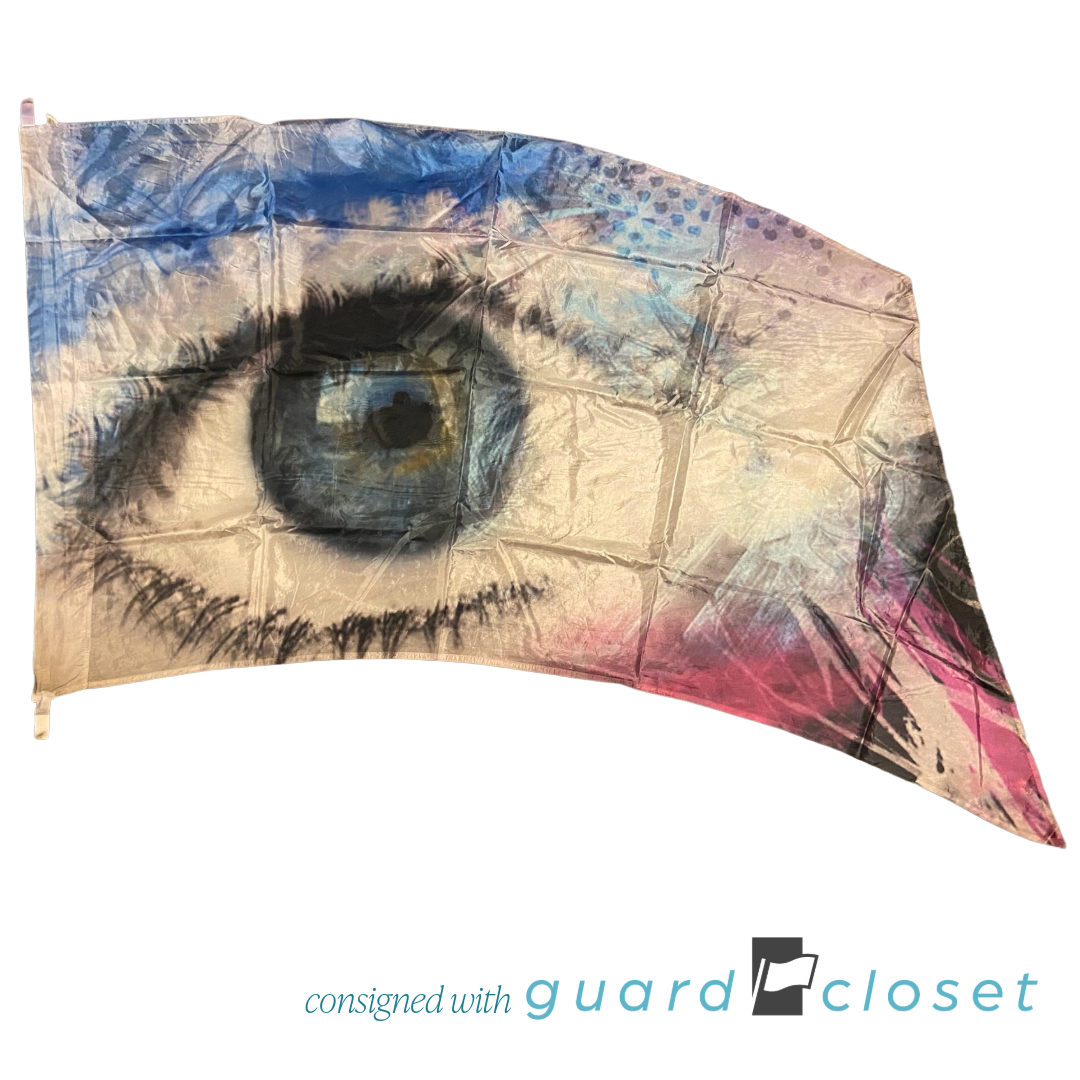 8 Blue Purple Eye Flags