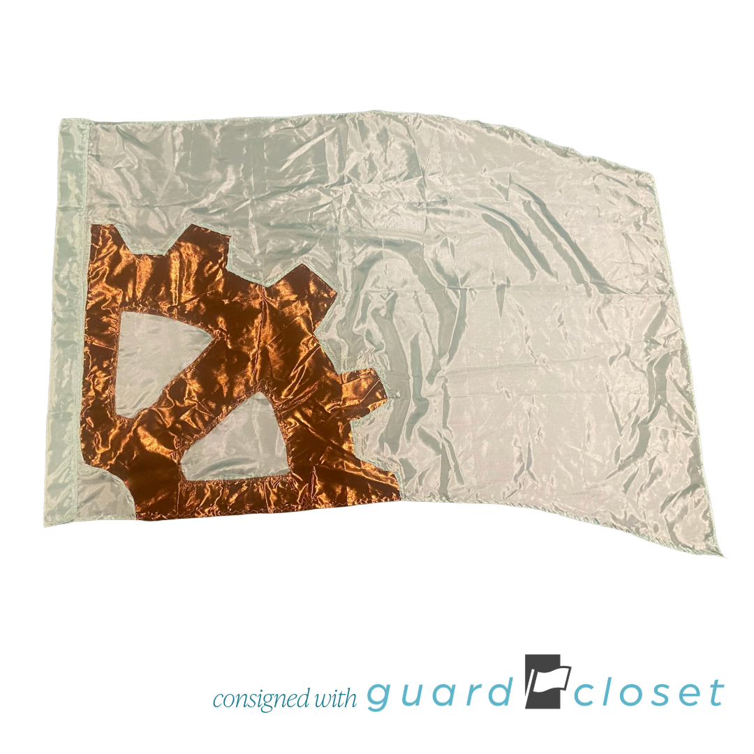18 Silver Gold and Bronze Gear Machine Flags