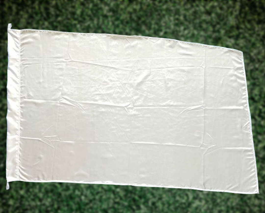 Practice Flags, White