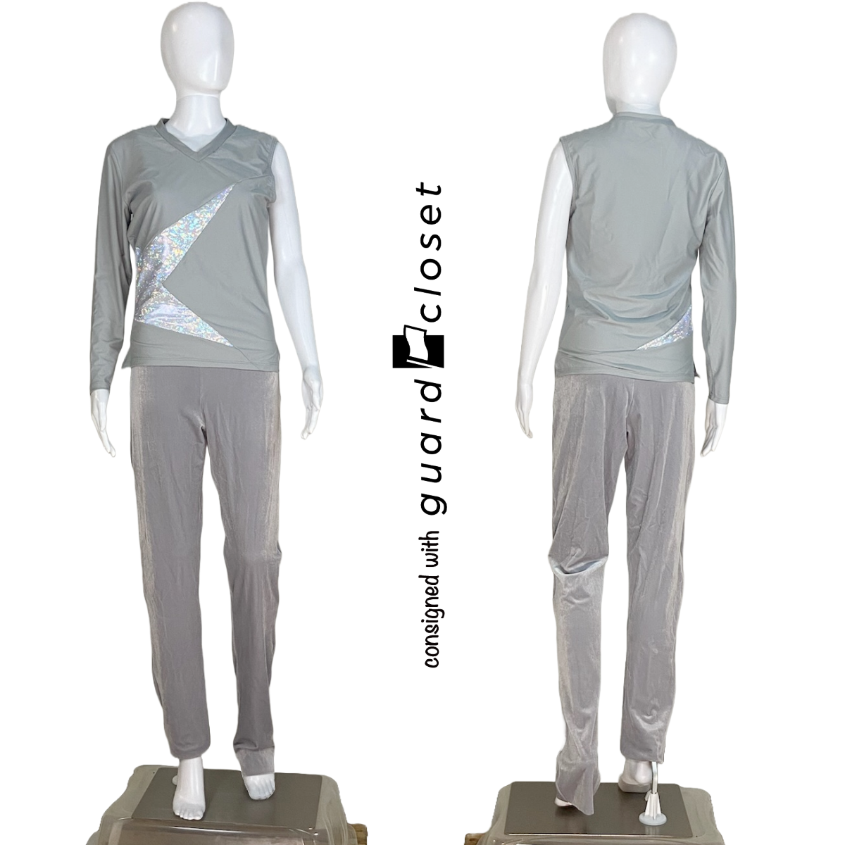 27 Silver Star Unitards by Creative Costuming & Designs