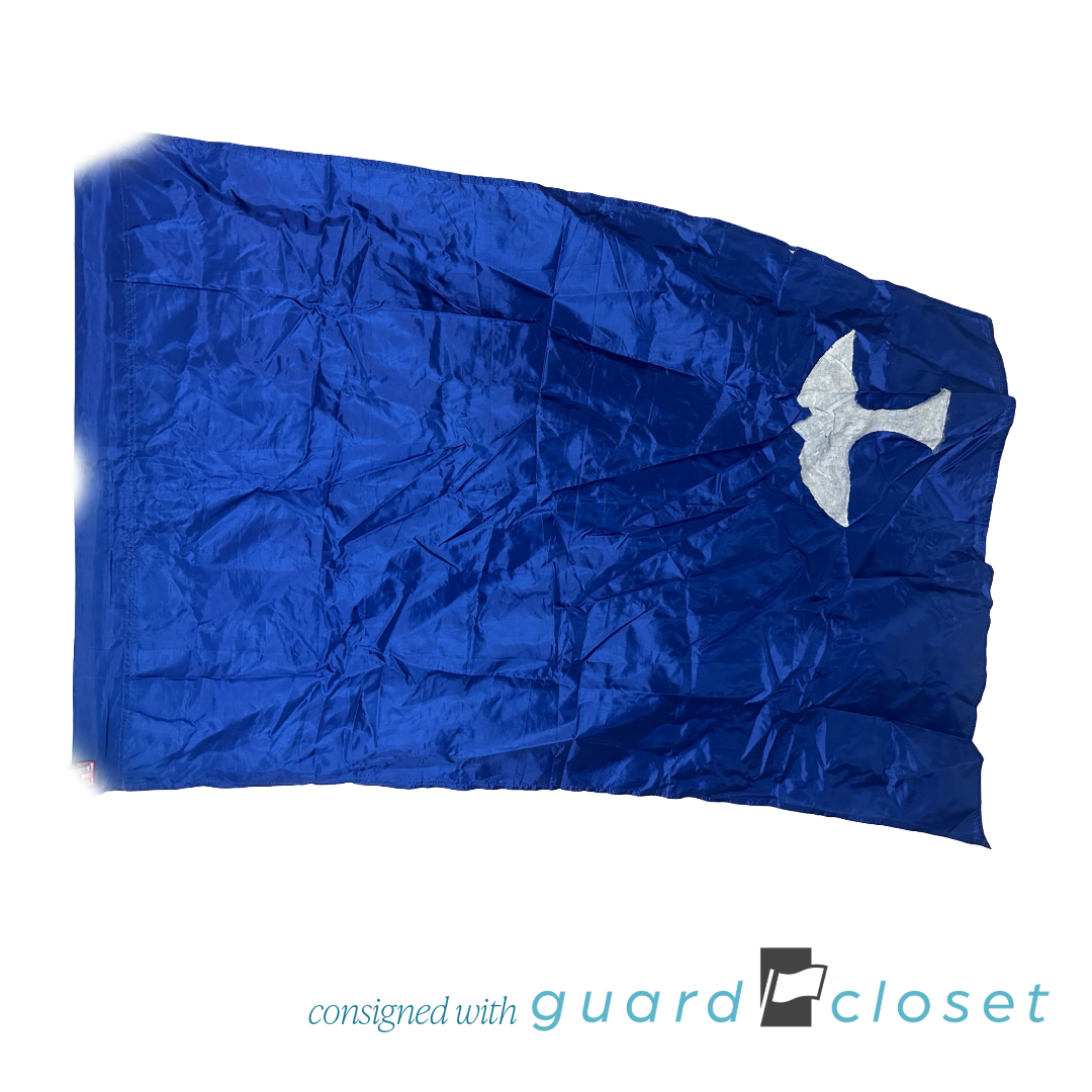 9 Royal Blue Dove Flags