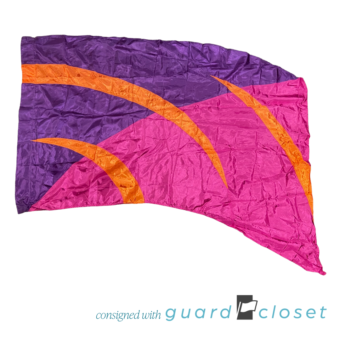6 Purple Fuchsia Orange Flags 3306332 by McCormicks